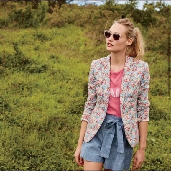 J. CREW x LIBERTY LONDON Campbell Blazer Size 6 - Picture 2 of 10